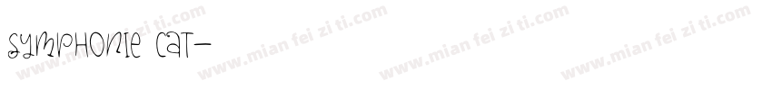 symphonie cat字体转换